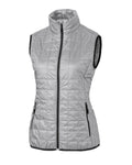 Cutter & Buck Women's Rainier Recycled Insulated Puffer Full Zip Vest-1
