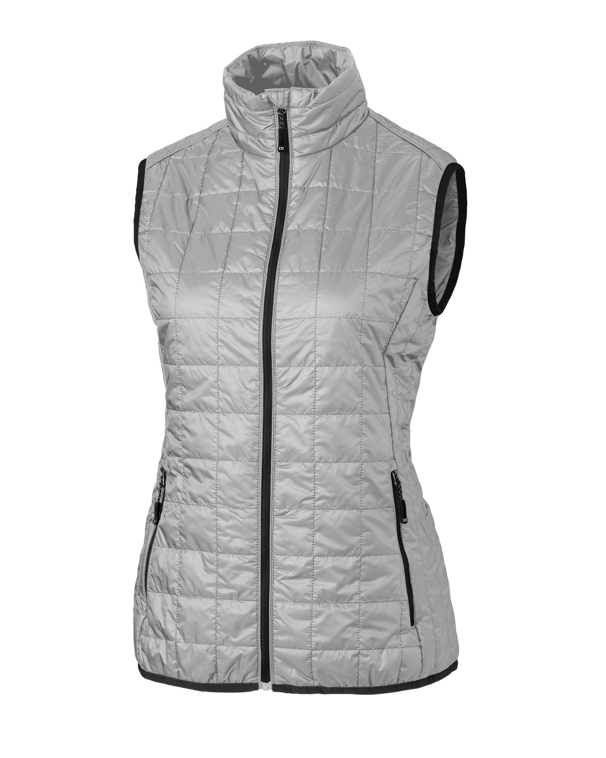 Cutter & Buck Women's Rainier Recycled Insulated Puffer Full Zip Vest-1