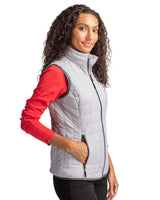 Cutter & Buck Women's Rainier Recycled Insulated Puffer Full Zip Vest-12