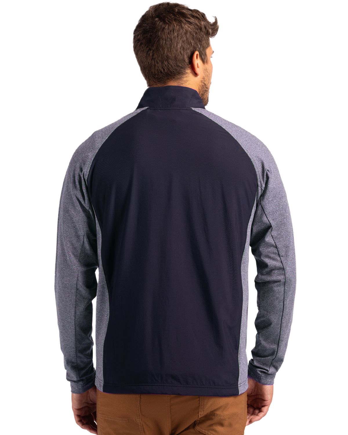 Cutter & Buck Men's Adapt  Big & Tall Hybrid Full Zip Jacket-2