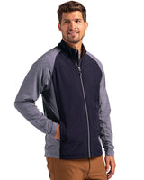 Cutter & Buck Men's Adapt  Big & Tall Hybrid Full Zip Jacket-3
