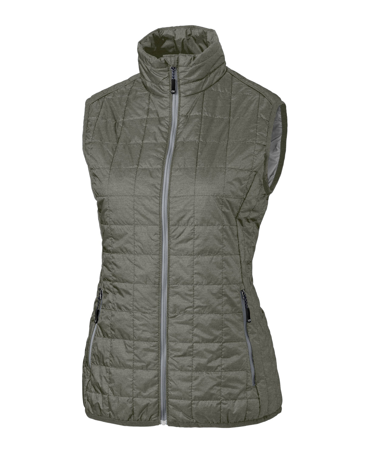 Cutter & Buck Women's Rainier Recycled Insulated Puffer Full Zip Vest-4
