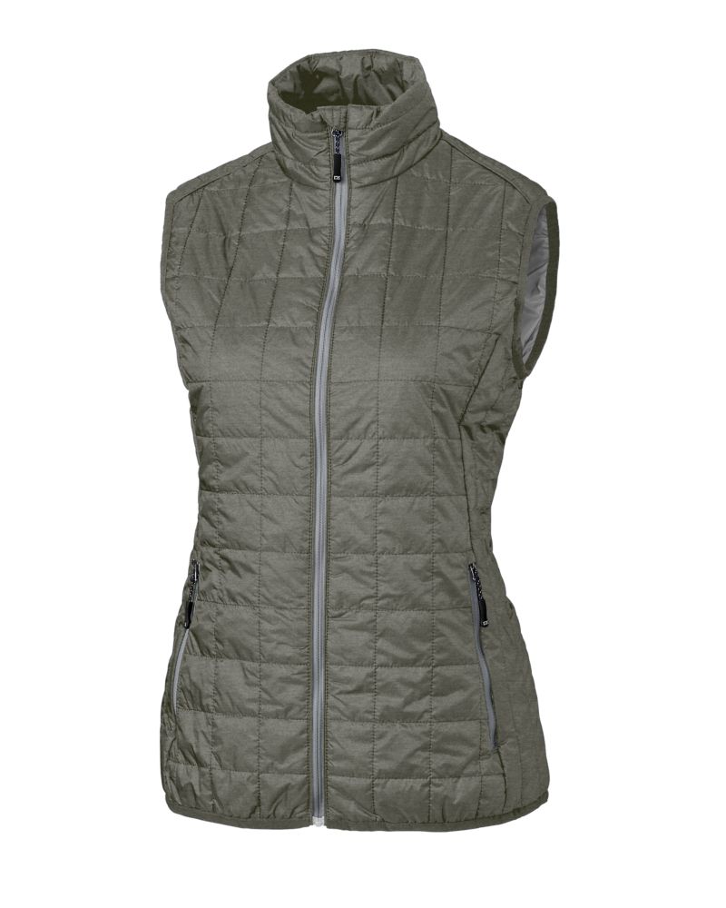 Cutter & Buck Women's Rainier Recycled Insulated Puffer Full Zip Vest-5