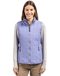 Cutter & Buck Women's Rainier Recycled Insulated Puffer Full Zip Vest-1