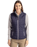 Cutter & Buck Women's Rainier Recycled Insulated Puffer Full Zip Vest-1