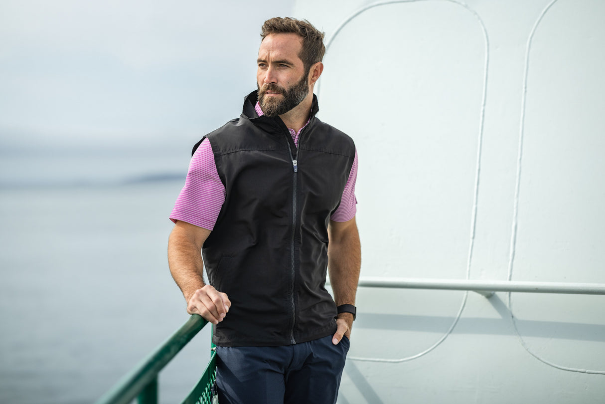 Cutter & Buck Men's Charter Big & Tall Full Zip Vest-10