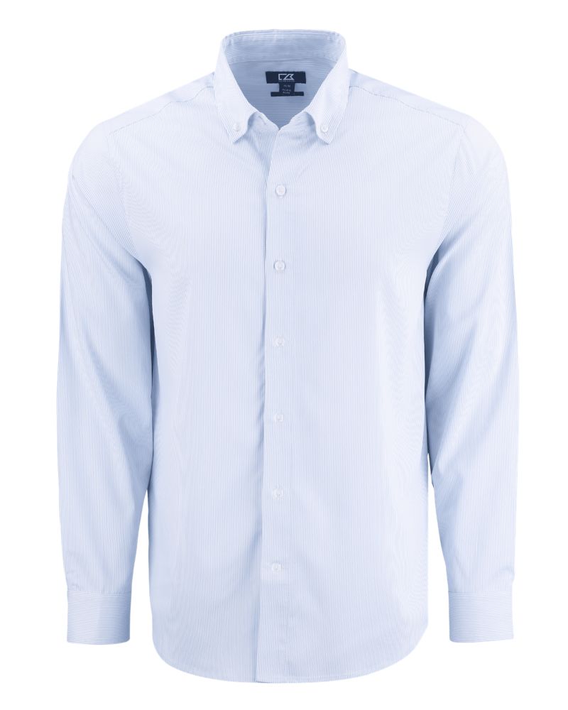 Cutter & Buck Men's Skyline Big & Tall Long Sleeve Button Down Dress Shirt-2