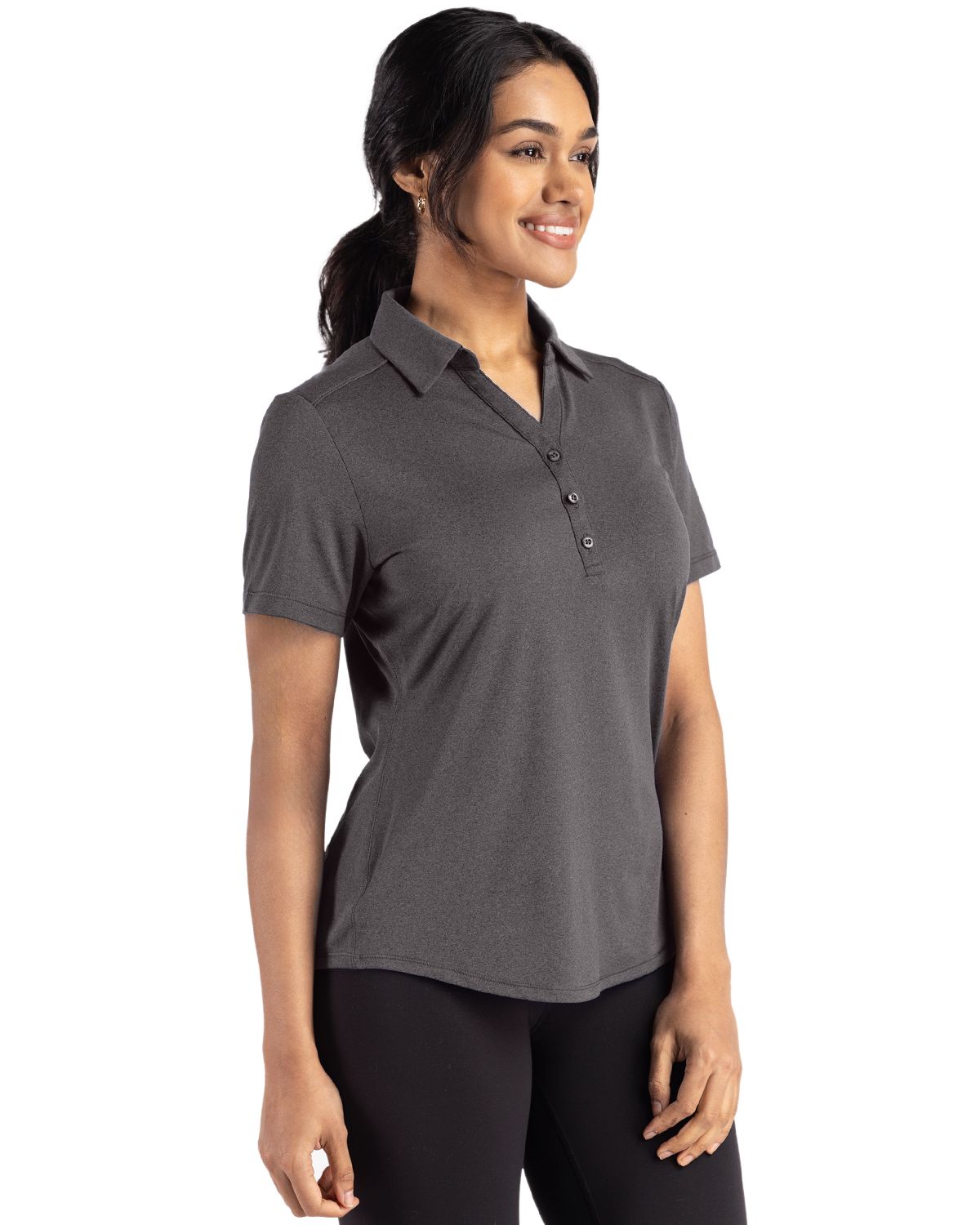 Cutter & Buck Women's Forge Recycled Four-Way Stretch Polo-6