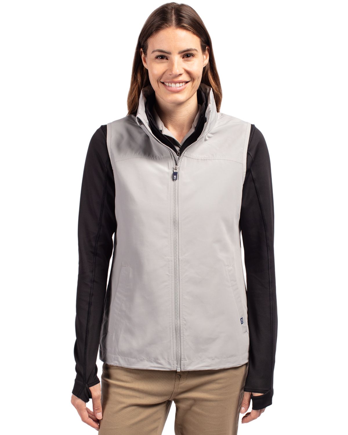 Cutter & Buck Women's Charter Packable Full Zip Vest-1