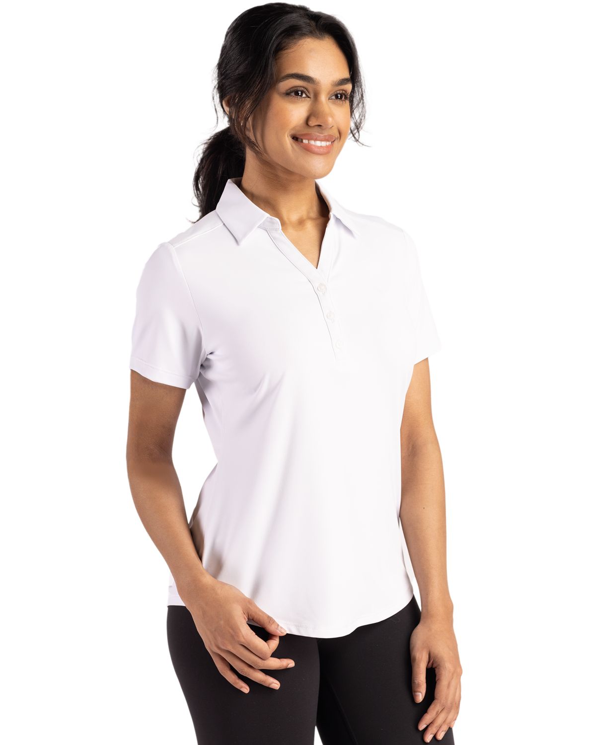 Cutter & Buck Women's Forge Recycled Four-Way Stretch Polo-8