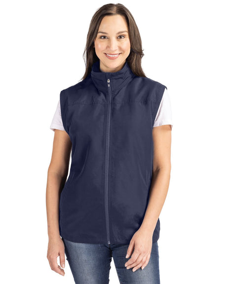Cutter & Buck Women's Charter Packable Full Zip Vest-1