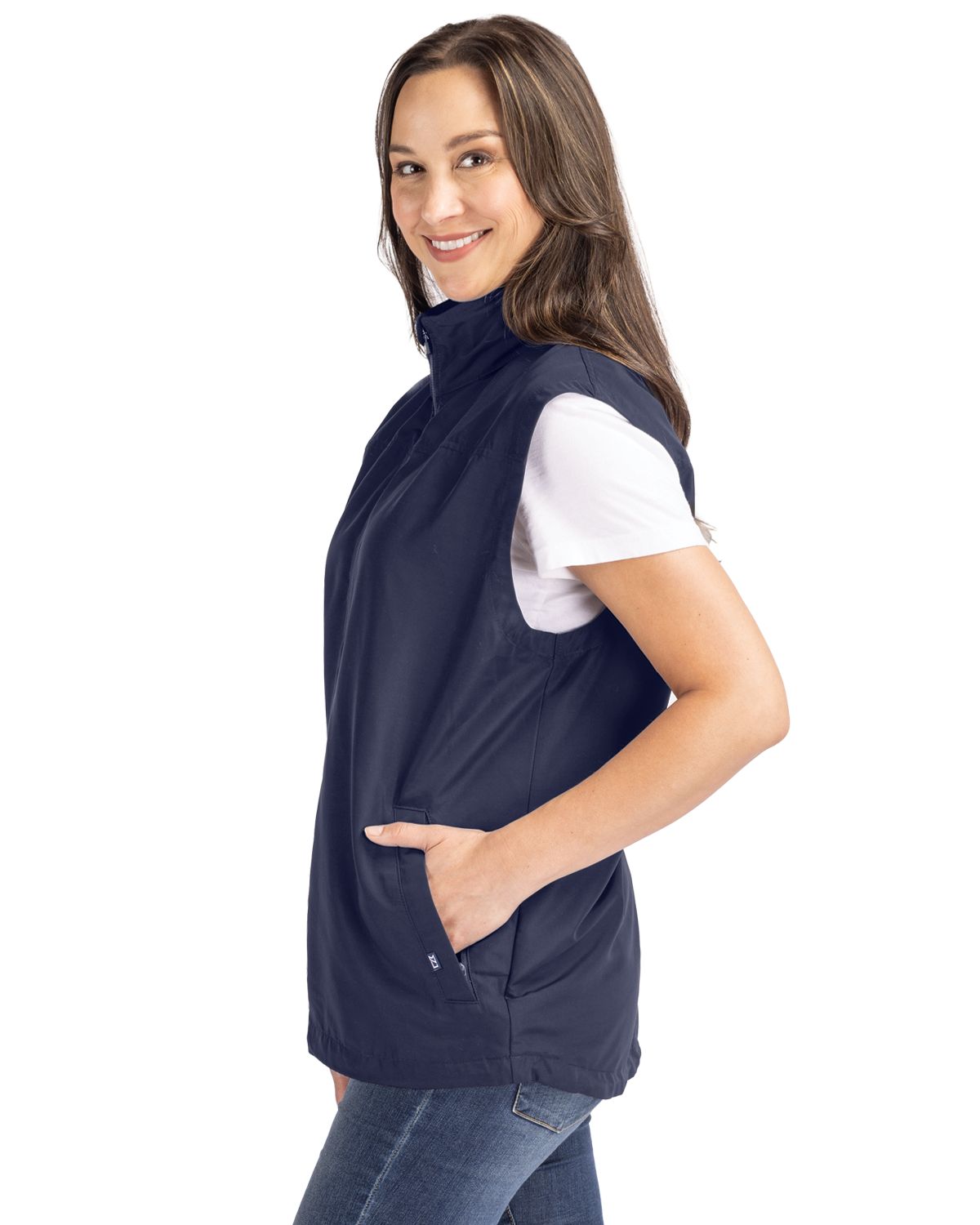 Cutter & Buck Women's Charter Packable Full Zip Vest-3