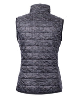 Cutter & Buck Women's Rainier Recycled Insulated Printed Puffer Full Zip Vest-7