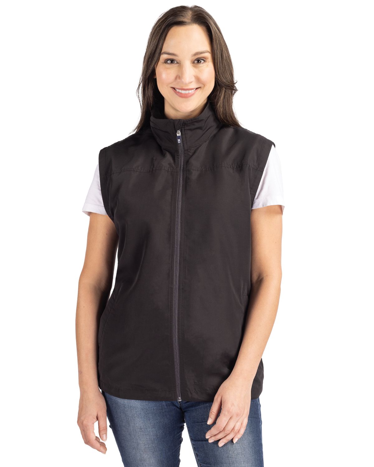 Cutter & Buck Women's Charter Packable Full Zip Vest-1