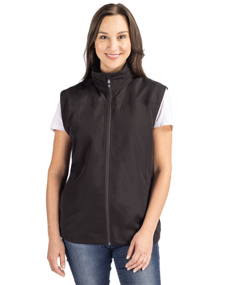 Cutter & Buck Women's Charter Packable Full Zip Vest-1