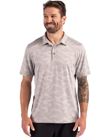 Cutter & Buck Men's Coastline Recycled Double Peached Camo Print Polo-1