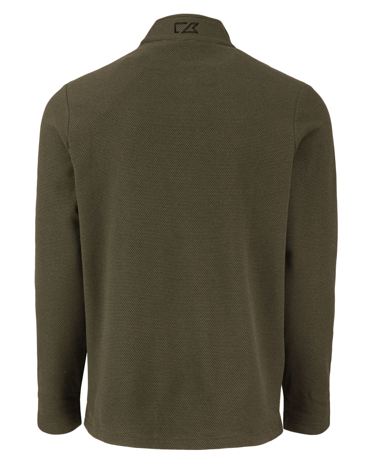 Cutter & Buck Men's Hunts Point Recycled Fleece Hybrid Snap Placket Pullover-14