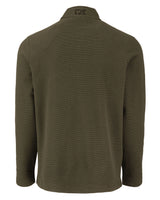 Cutter & Buck Men's Hunts Point Recycled Fleece Hybrid Snap Placket Pullover-14