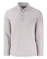 Cutter & Buck Men's Hunts Point Recycled Fleece Hybrid Snap Placket Pullover-4