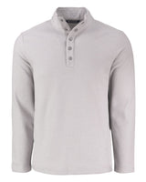 Cutter & Buck Men's Hunts Point Recycled Fleece Hybrid Snap Placket Pullover-5