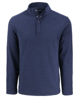 Cutter & Buck Men's Hunts Point Recycled Fleece Hybrid Snap Placket Pullover-8