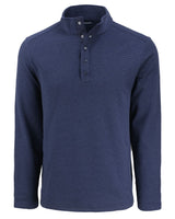 Cutter & Buck Men's Hunts Point Recycled Fleece Hybrid Snap Placket Pullover-9