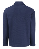 Cutter & Buck Men's Hunts Point Recycled Fleece Hybrid Snap Placket Pullover-10