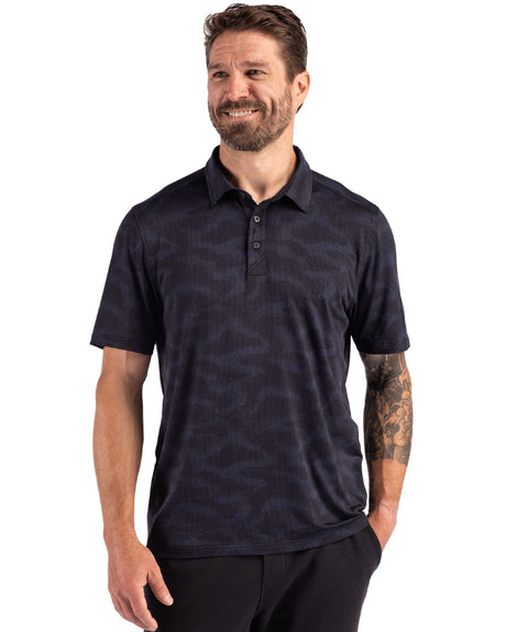 Cutter & Buck Men's Coastline Recycled Double Peached Camo Print Polo-1