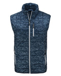 Cutter & Buck Men's Rainier Recycled Insulated Printed Puffer Full Zip Vest-1
