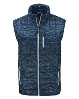 Cutter & Buck Men's Rainier Recycled Insulated Printed Puffer Full Zip Vest-1