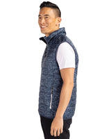 Cutter & Buck Men's Rainier Recycled Insulated Printed Puffer Full Zip Vest-5