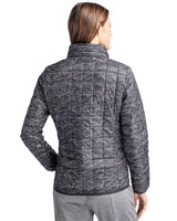 Cutter & Buck Women's Rainier Recycled Insulated Printed Puffer Full Zip Jacket-14