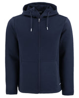 Cutter & Buck Men's Roam Recycled Buttery-Soft Knit Full Zip Hooded Jacket-2