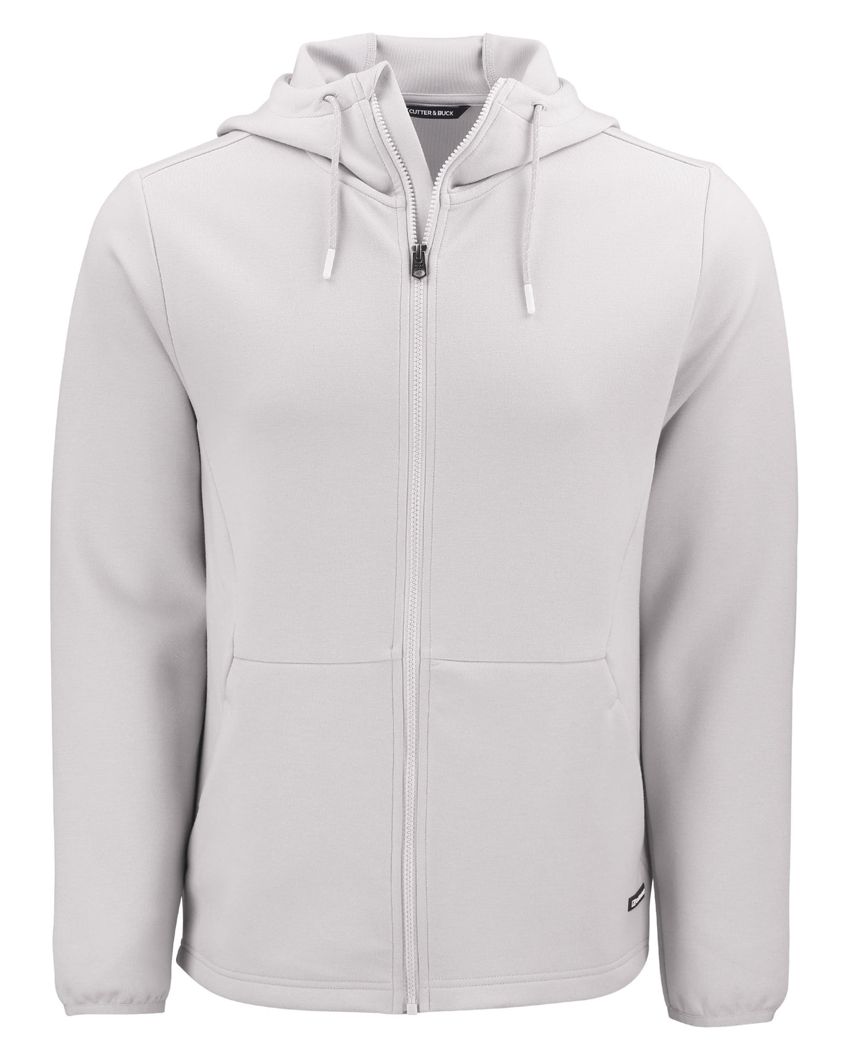 Cutter & Buck Men's Roam Recycled Buttery-Soft Knit Full Zip Hooded Jacket-1