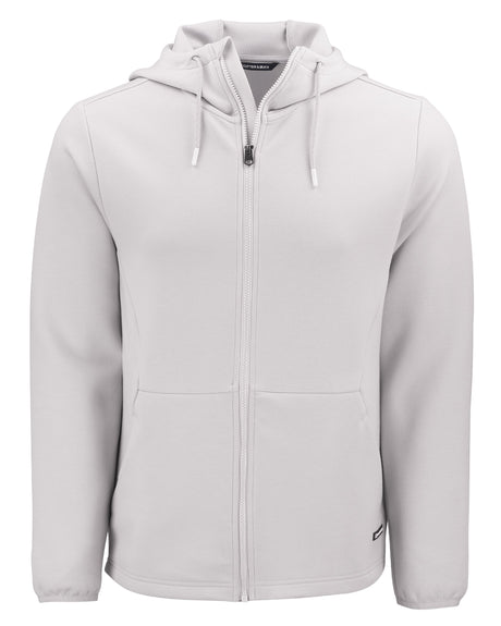 Cutter & Buck Men's Roam Recycled Buttery-Soft Knit Full Zip Hooded Jacket-1