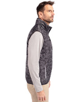 Cutter & Buck Men's Rainier Recycled Insulated Printed Puffer Full Zip Vest-6