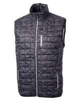 Cutter & Buck Men's Rainier Recycled Insulated Printed Puffer Full Zip Vest-7