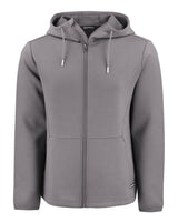 Cutter & Buck Men's Roam Recycled Buttery-Soft Knit Full Zip Hooded Jacket-5