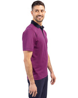 Cutter & Buck Men's Virtue Recycled Micro Stripe Featherlight Pique Polo-7