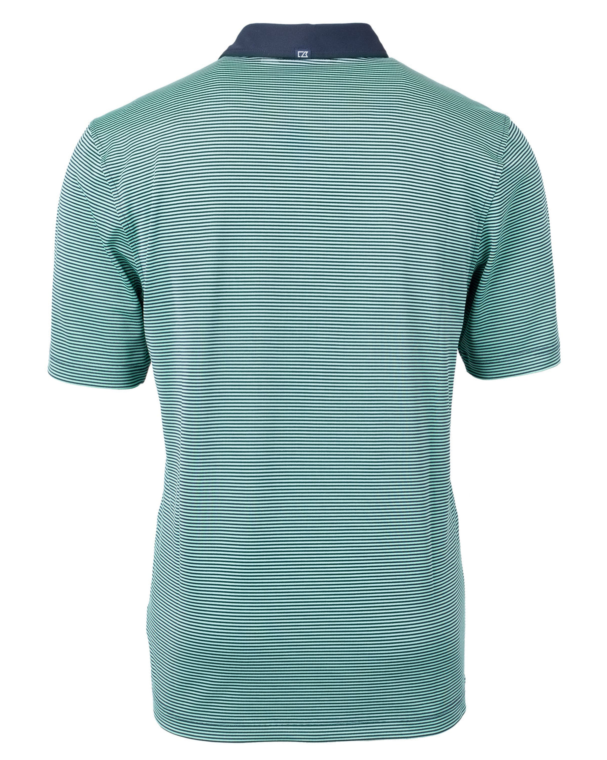Cutter & Buck Men's Virtue Recycled Micro Stripe Featherlight Pique Polo-3