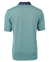 Cutter & Buck Men's Virtue Recycled Micro Stripe Featherlight Pique Polo-3