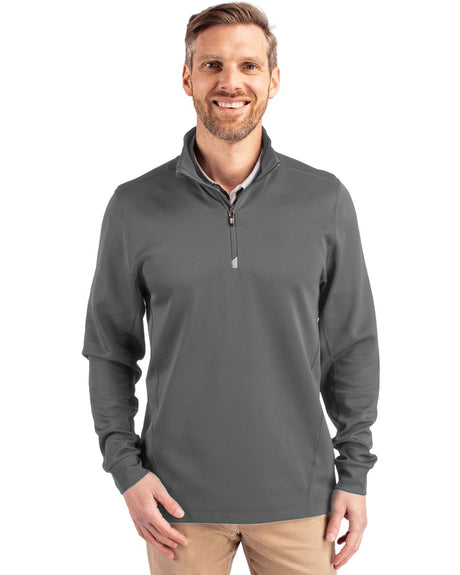 Cutter & Buck Men's Traverse Big & Tall Quarter Zip Pullover-1