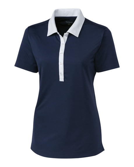 Clique Women's Parma Colorblock Tech Jersey Polo-1