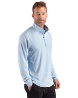 Cutter & Buck Men's Forge Recycled Double Stripe Four-Way Stretch Quarter Zip Pullover-3