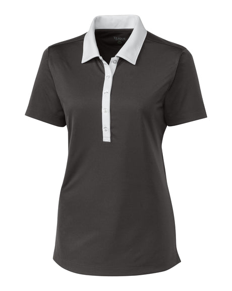 Clique Women's Parma Colorblock Tech Jersey Polo-1