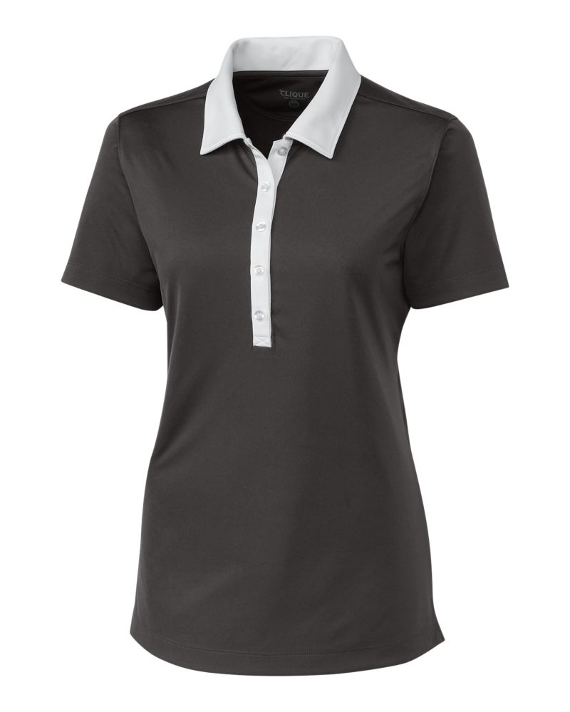 Clique Women's Parma Colorblock Tech Jersey Polo-2