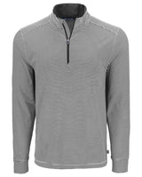 Cutter & Buck Men's Forge Recycled Double Stripe Four-Way Stretch Quarter Zip Pullover-5