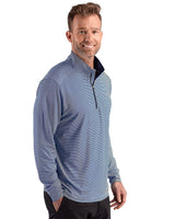Cutter & Buck Men's Forge Recycled Double Stripe Four-Way Stretch Quarter Zip Pullover-3