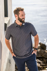 Cutter & Buck Men's Pike Recycled Pebble Print Polo-5