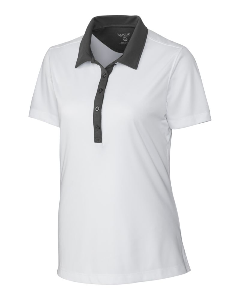 Clique Women's Parma Colorblock Tech Jersey Polo-2